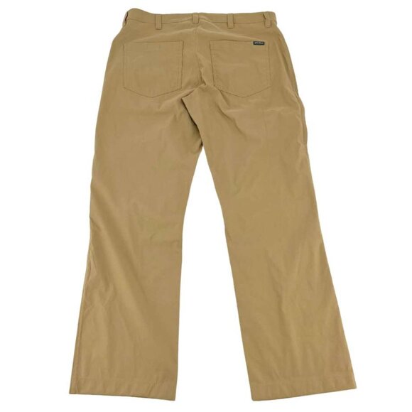 Eddie Bauer | Men's Tech Pants | Tan | Size 36 x 30 - Picture 2 of 3